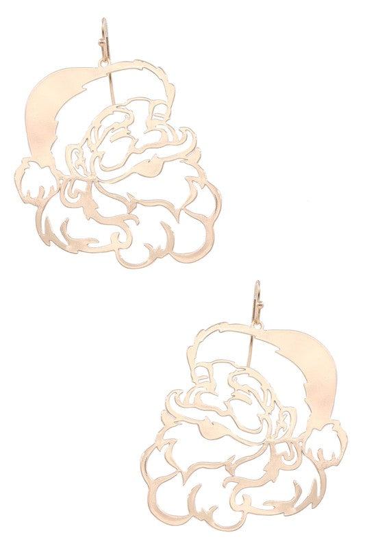 Santa Cut Out Earrings