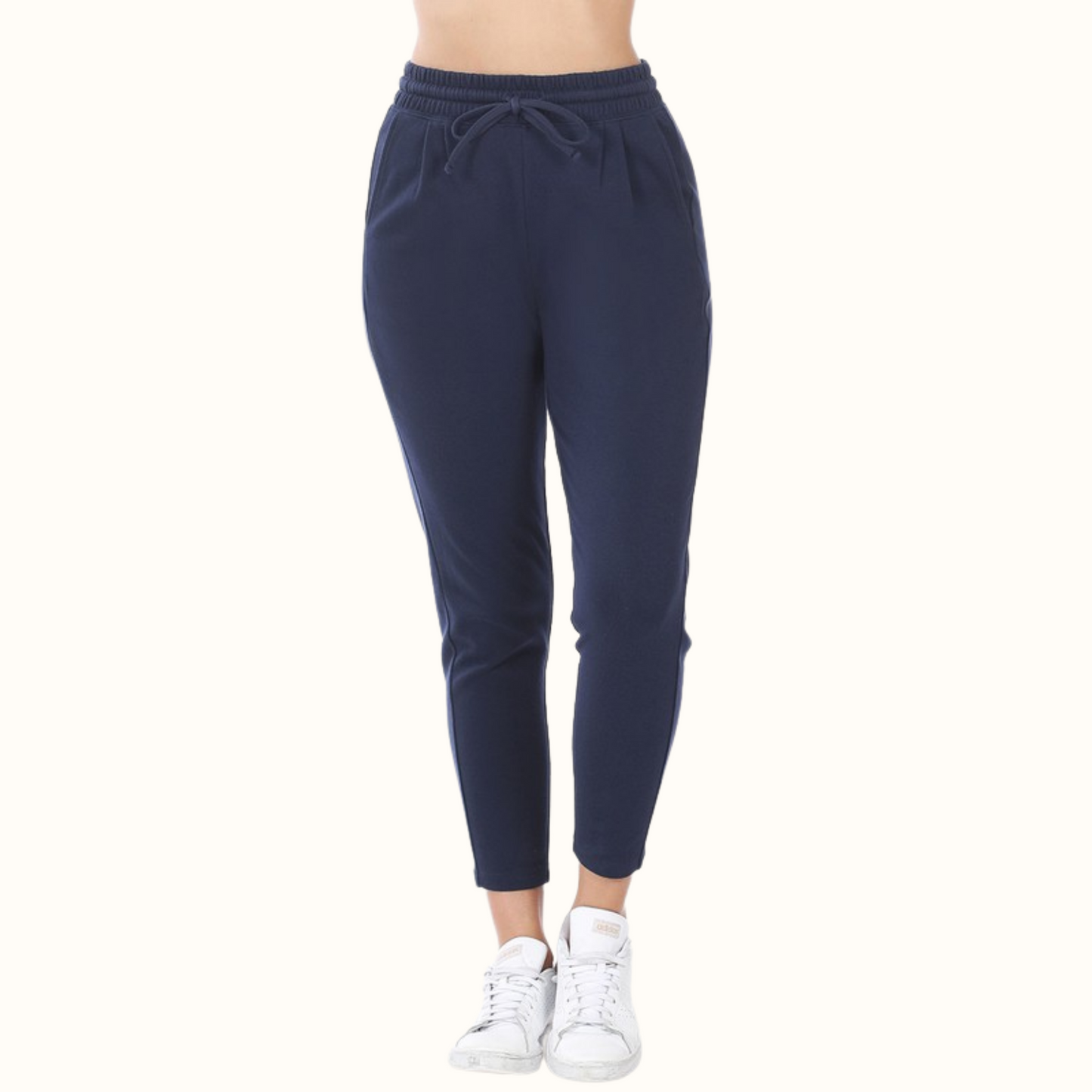 100% Cotton ankle length lounge pants perfect for all the remote workforce!