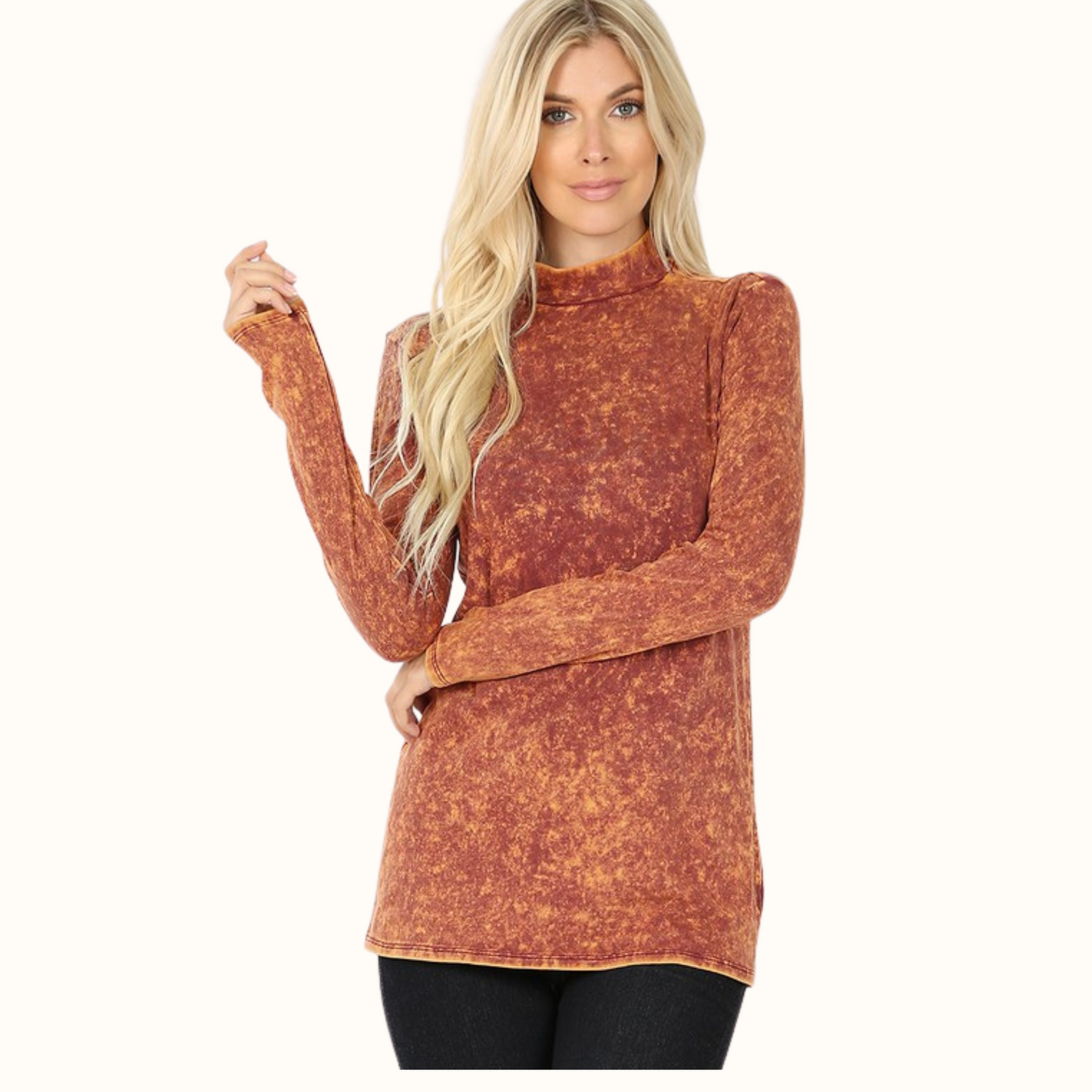Mineral Wash Long Sleeve-Plus