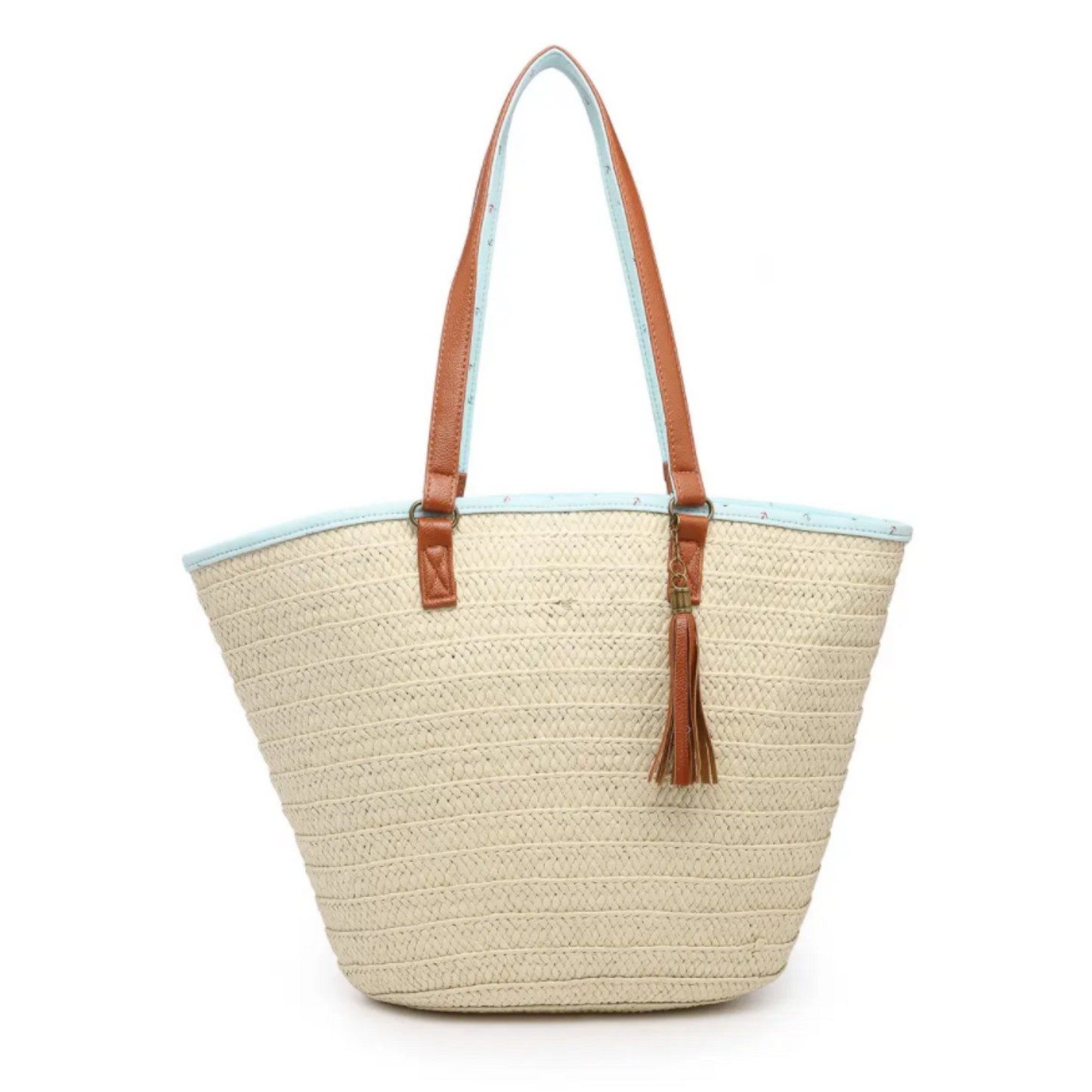 Seagrass Tote- Interior Anchor Pattern