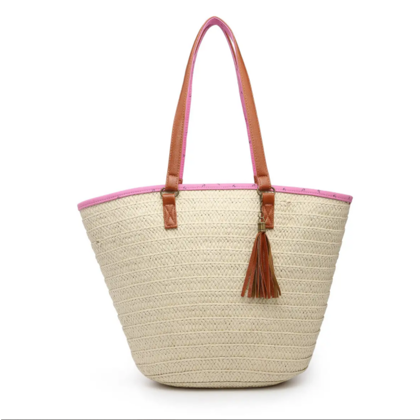 Seagrass Tote- Interior Anchor Pattern