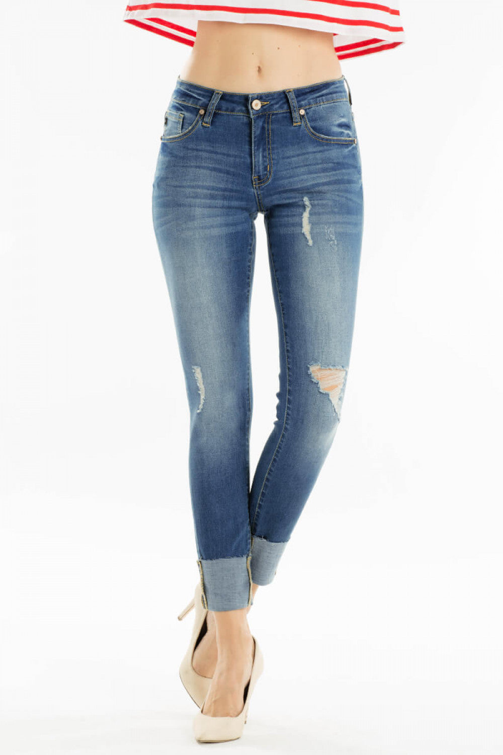 Kancan Cuffed for Fun Denim