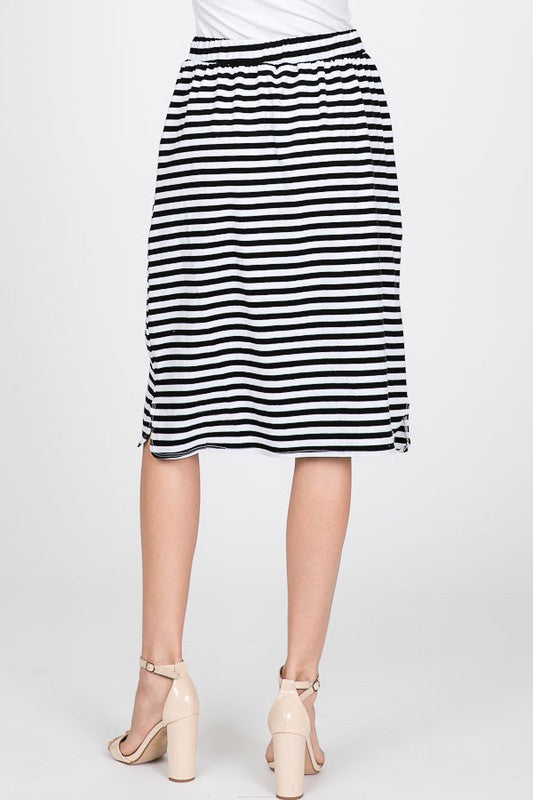 Everyday Striped Mini Skirt – Closet Symphony Boutique