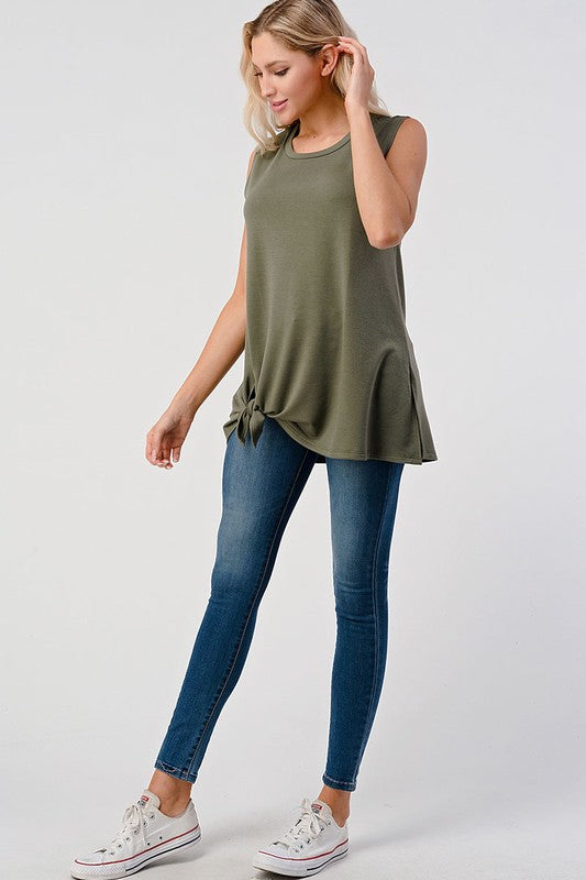 Slit Side Comfort Tank