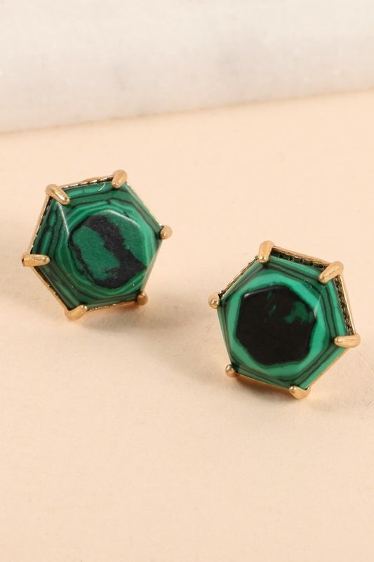 Hexagon Studs