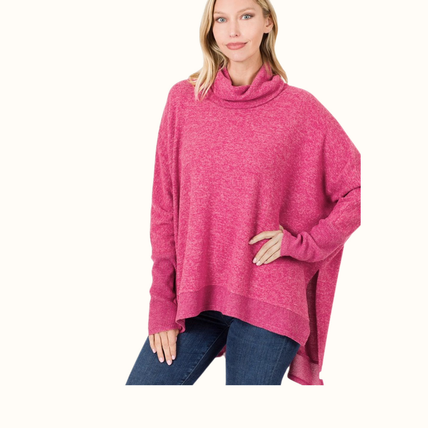 Softest Hi Low Poncho