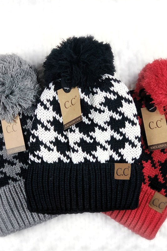 Houndstooth Hat
