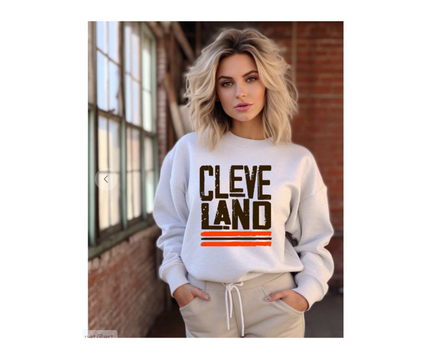 Pre – Order- Cleve*--- Land Brown and Orange Crew