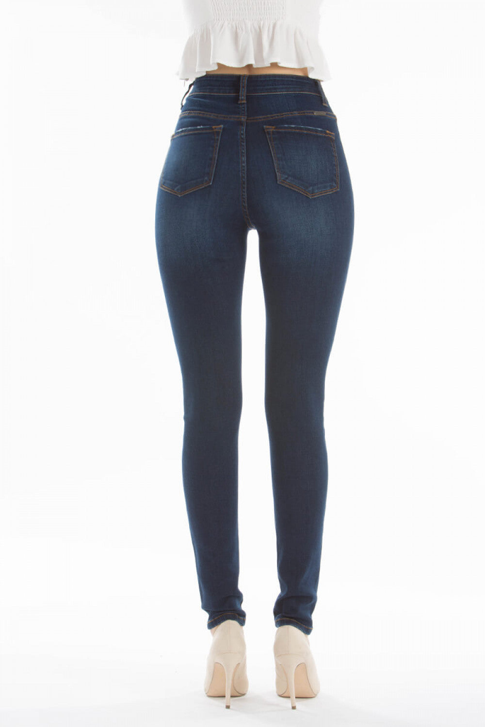 Kancan Straight Leg Skinny Denim