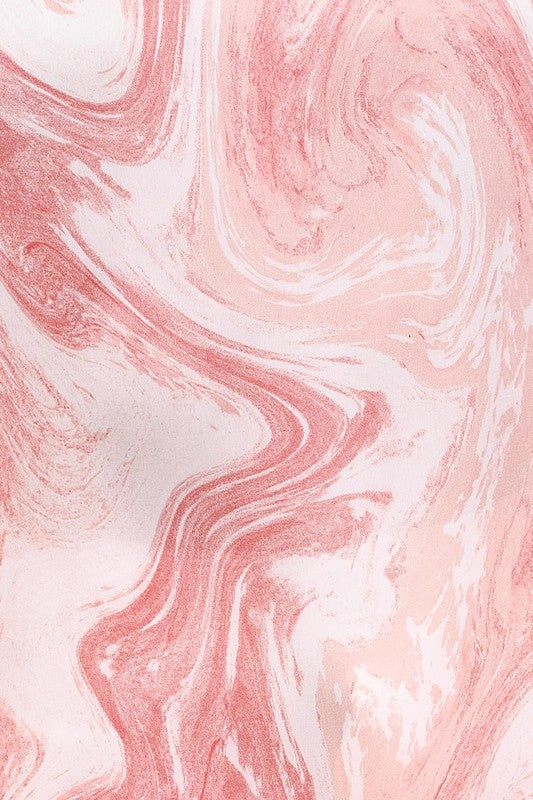 Ivory Blush Abstract Tank