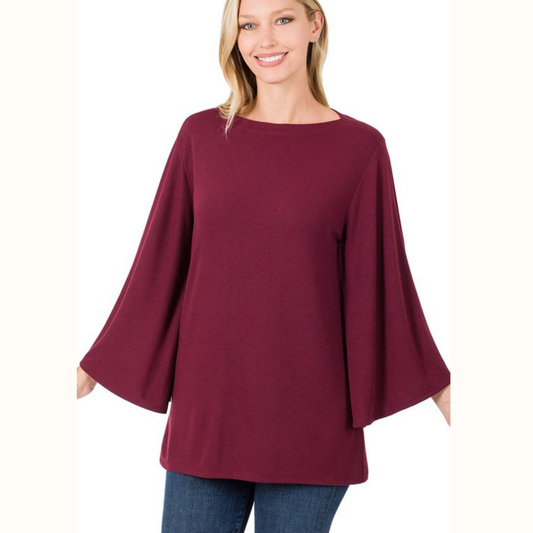 Belle Sleeve Sweater Plus