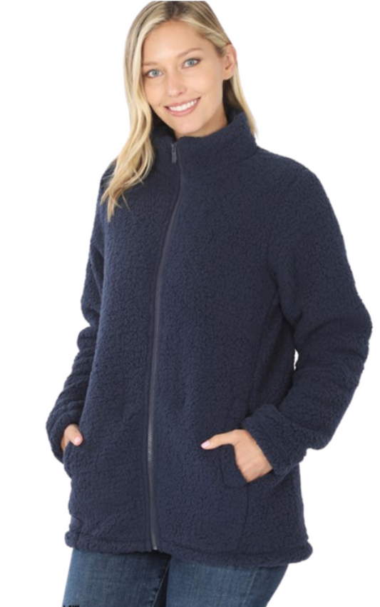 Soft Sherpa Full Zip Jacket