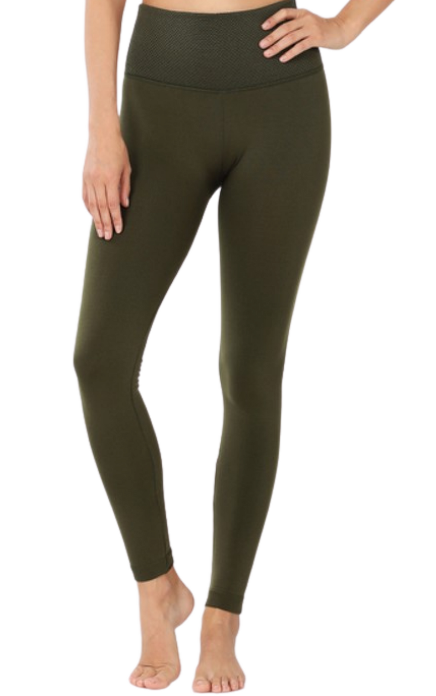 High Waisted Fleece Leggings