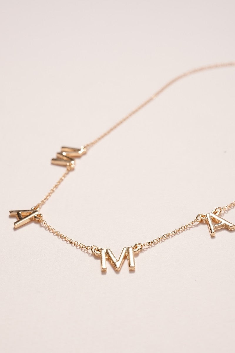 MAMA Letter Necklace