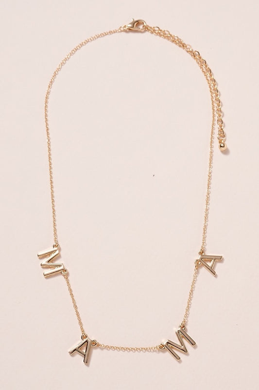 MAMA Letter Necklace
