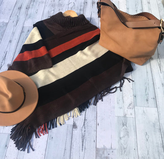 Browns Poncho High Neck