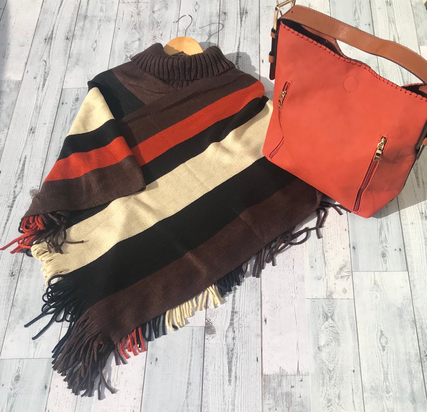 Browns Poncho High Neck